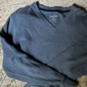 Old Navy Men’s L V-Neck Blue Sweater
